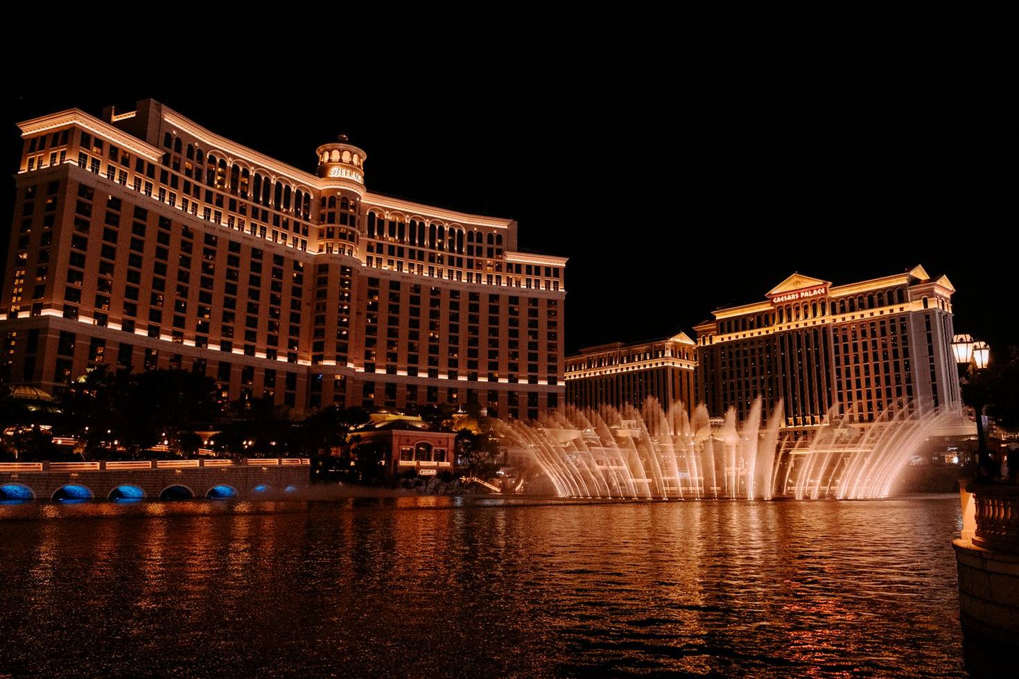 Bellagio Fountains Map Area