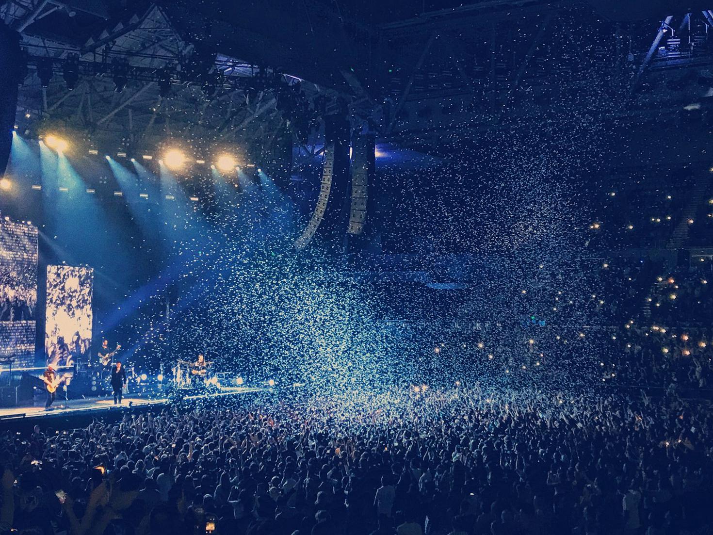 Confetti at Show