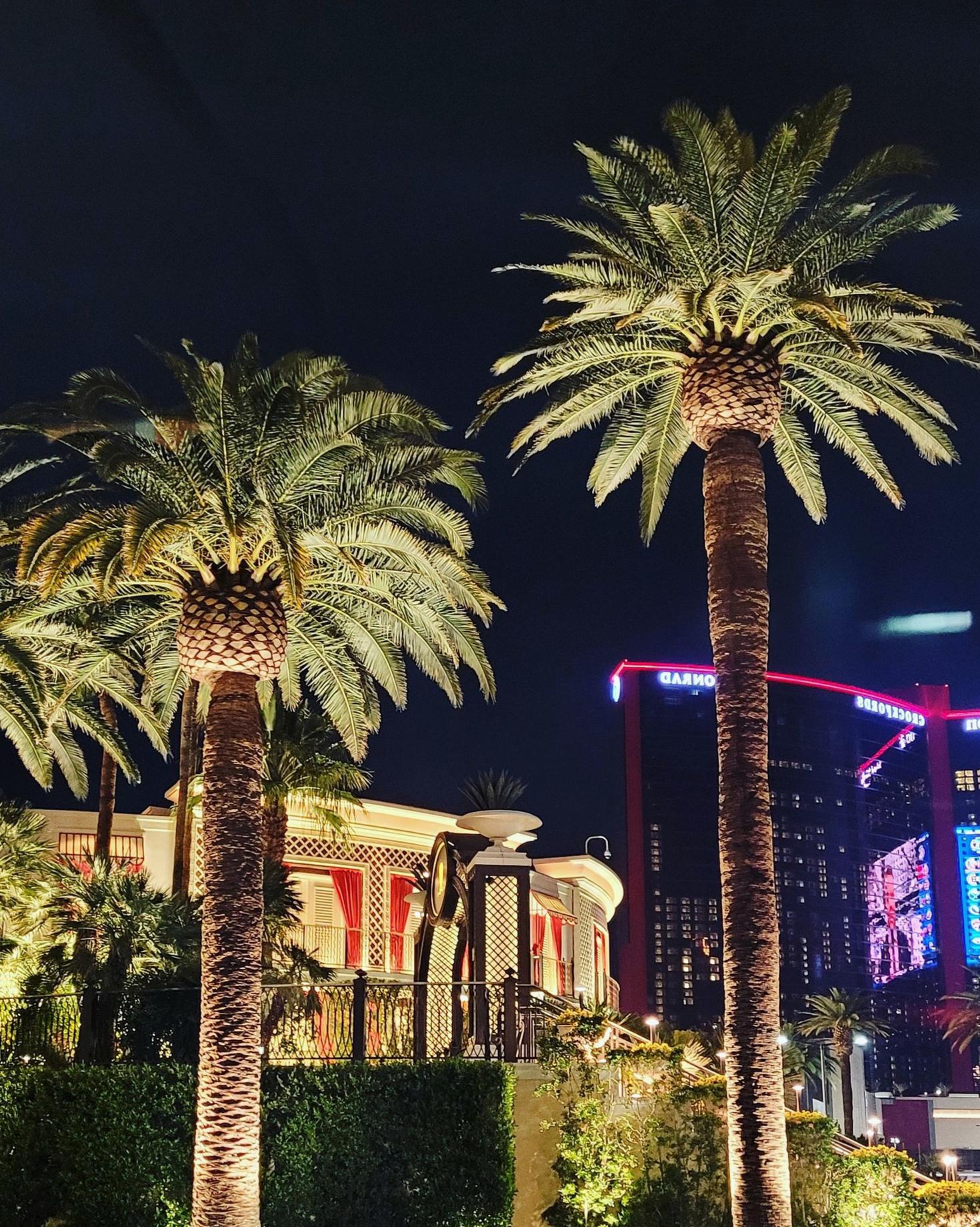 Resort Pool at Night